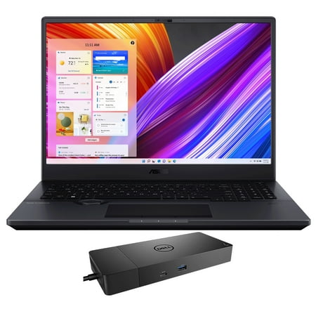 ASUS ProArt Studiobook 16 Workstation Laptop (Intel i7-12700H 14-Core  16.0  60Hz 3840x2400  GeForce RTX 3070 Ti  64GB DDR5 4800MHz RAM  Win 11 Home) with Thunderbolt Dock WD19TBS