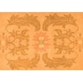 thumbnail image 1 of Ahgly Company Indoor Rectangle Abstract Orange Modern Area Rugs, 5' x 8', 1 of 4