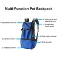 thumbnail image 4 of Light Weight Pet Carrier Backpack For Small And Medium Dogs, Veterinarian Approved Safe Bag For Travel - Easy Take Space Saving - Black M, 4 of 5