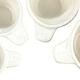 thumbnail image 5 of Creative Co-Op Ceramic Measuring Cups with Polka Dots, Set of 4 Sizes, Black and White, 5 of 5
