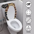 thumbnail image 4 of HELLHERO Keep Dust Stain Toilet Seat Protector Soft Elastic Bottom for Modern Bathrooms, 4 of 8