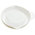 thumbnail image 1 of 1pc Ceramic Garlic & Ginger Press Plate Grinder Dish Garlic Grater Dish. (A), 1 of 2
