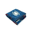 thumbnail image 7 of Spiderman 'Swing into Action' Glow in the Dark 100% Microfiber 62"x90" Blanket, Blue, 7 of 7