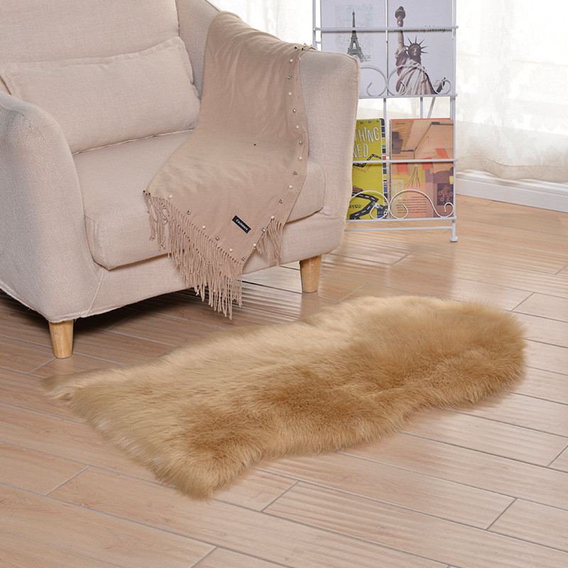 23.6x39.37inch Faux Fur Sheepskin Rug Soft Fluffy Shaggy Area Rugs Faux
