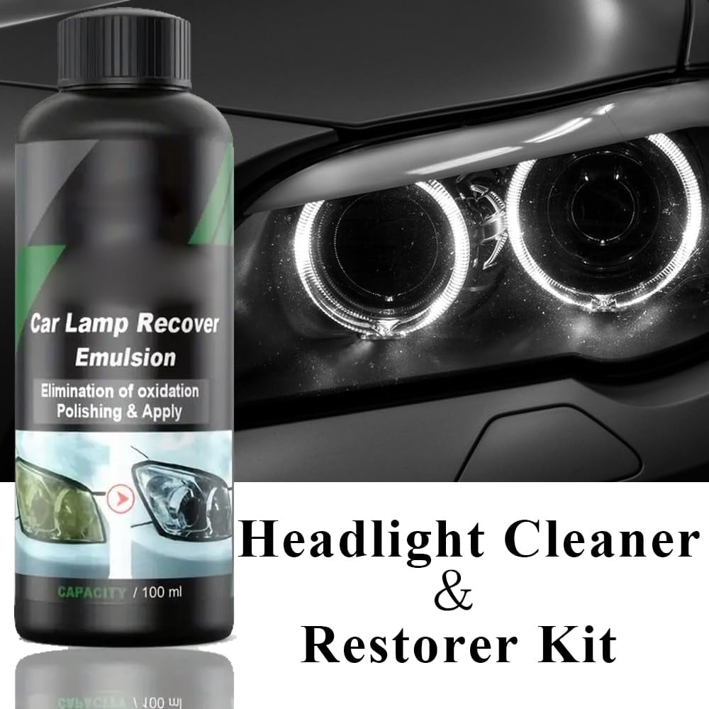 Beamrevive Headlight Cleaner Restoration, Beam Revive Head Light Restoration Spray, Automotive Headlight Restoration for Car,Turn Cloudy Headlight into Instant Clarity & Lasting Protection