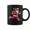 Black, variant on Running Christmas Santa Runner Xmas Coffee Mugs