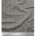 thumbnail image 1 of Soimoi Polyester Crepe Fabric Coffee Beans & Coffee Beverages Print Fabric by Yard 42 Inch Wide, 1 of 1