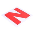 thumbnail image 4 of 2 x Self Adhesive N Plates Novice Driver Car Badge Road Legal Twin Pack, 4 of 4