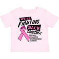 thumbnail image 3 of Inktastic We're Fighting Back Together Breast Cancer Awareness Month Boys or Girls Toddler T-Shirt, 3 of 5
