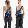 thumbnail image 6 of Crossbody Sling Backpack for Women Men Ocean Cute Shark Shoulder Sling Crossbody Casual Chest Bag for Travel Sports Running Hiking, 6 of 6