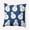 Dark Cobalt, variant on 16" x 16" Simply Daisy Dancing Snowmen Polyester Accent Pillow, Leaf Green Qty 1