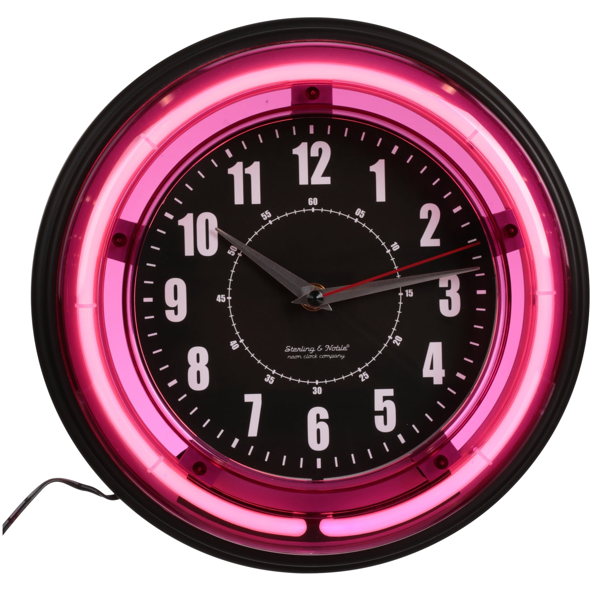 b 44 a 9563 aa 39 450 c 906 d 6 fe 997252318 1 .be 3 b 87 c 7 b 5 dea 55 d 6 ba 5 a 655 ef 7 ee 14 d Sterling & Noble Indoor 11 Pink Arabic Neon Wall Clock - b 44 a 9563 aa 39 450 c 906 d 6 fe