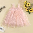 thumbnail image 2 of Otqutp Toddler Birthday Dress Little Girls Sleeveless 3D Butterfly Tulle Princess Dress Dance Party Dresses Clothes for 1 to 6 Years, 2 of 4