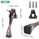 thumbnail image 3 of Uxcell 1-Pack Topes de Puerta, Tope de Puerta de Caída de Aleación de Aluminio de 4 Pulgadas con Altura Ajustable [Tono Cobre], 3 of 7
