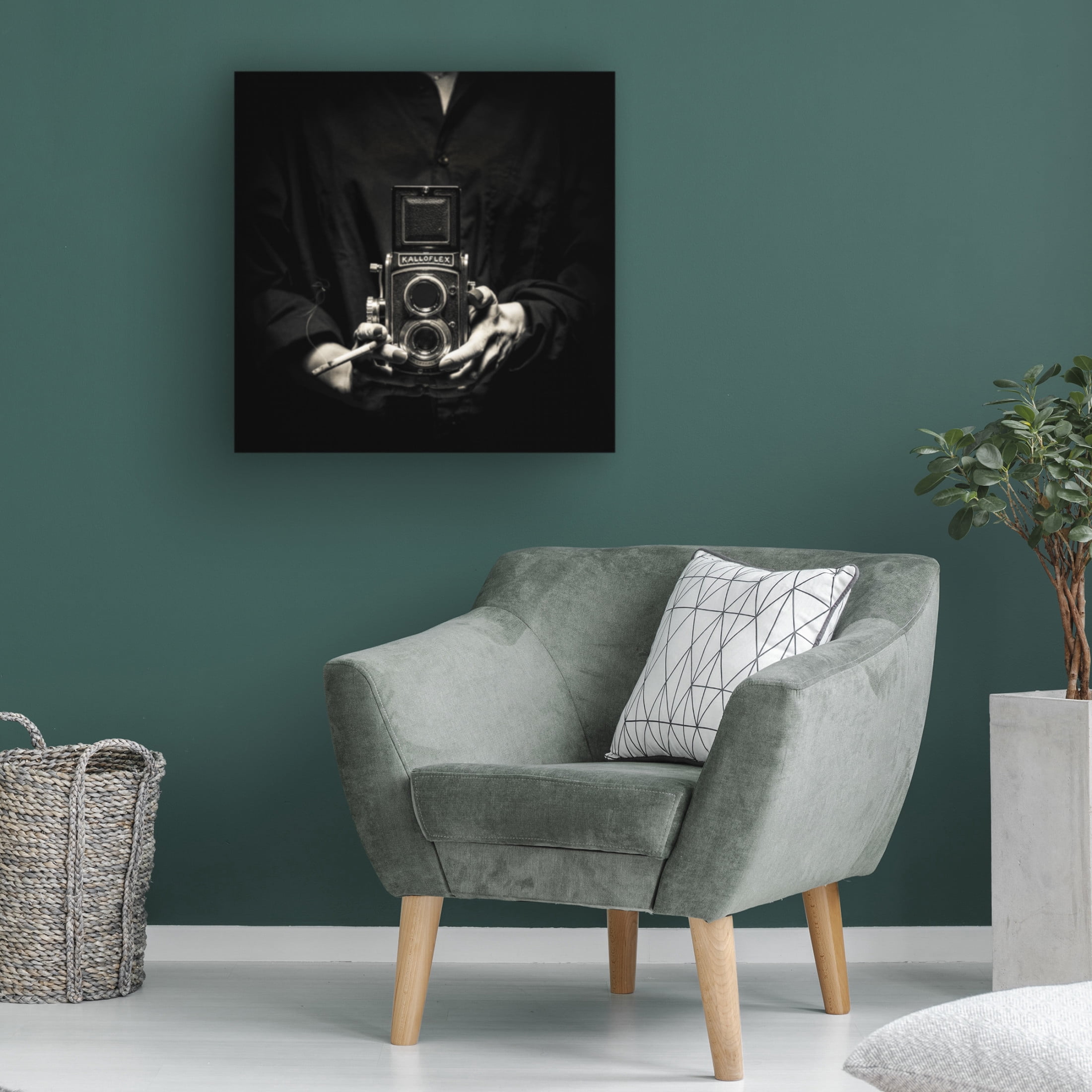 Canvas Wall Art - Petri Damsten 'Kalloflex' Wall Art for Living Room, Bedroom, or Office Décor by Trademark Fine Art - 18 x 18 Inches