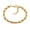 Gold, variant on Unisex Stainless Steel Vintage Oval Interlocking Woven Chain Bracelet Hip Hop Punk Cuban Link Chunky Wrist Statement Jewelry