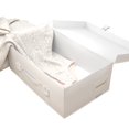 thumbnail image 1 of Caja de almacenamiento para vestidos de novia HANGERWORLD, kit de vestidos de novia, color blanco, 1 of 7