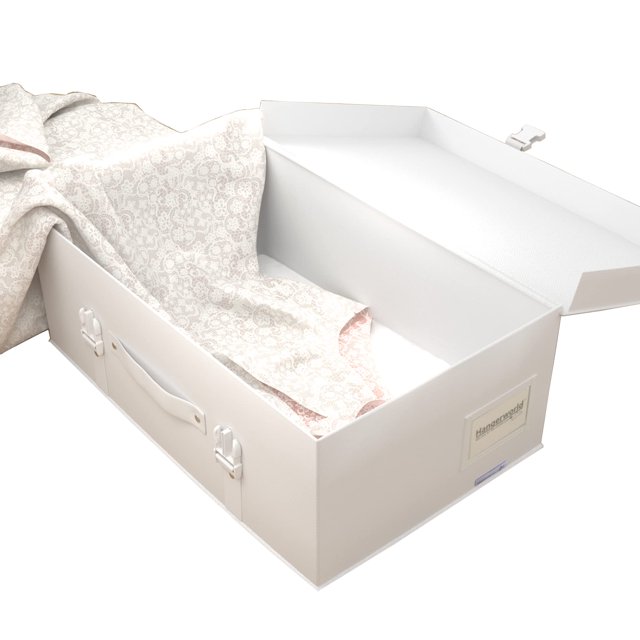 Caja de almacenamiento para vestidos de novia HANGERWORLD, kit de vestidos de novia, color blanco