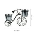 thumbnail image 2 of GOOHOCHY 1pc hierro arte bicicleta planta soporte exquisito maceta maceta forma de planta plantas, 2 of 8
