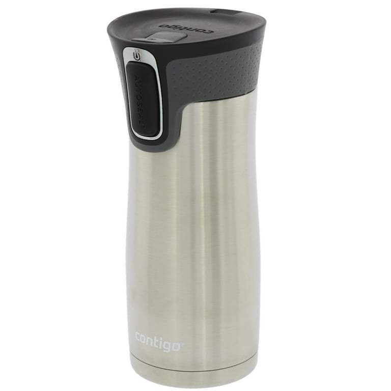  Contigo West Loop Stainless Steel Vacuum-Insulated Travel Mug  with Spill-Proof Lid, Keeps Drinks Hot up to 5 Hours and Cold up to 12  Hours, 16oz Black : Home & Kitchen