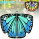 thumbnail image 2 of Rainbow Women Butterfly Wing Shawl With Butterfly Masque Headband Cosplay Costume Props ForB, 2 of 5