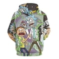 thumbnail image 3 of Rick And Morty Unisex Adult Hoodie Casual Hooded Sweatshirt Pullover Novelty 3D Printed Sweater Jacket M, 3 of 8