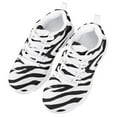 thumbnail image 3 of Pzuqiu Zebra Print Sneakers Girls Size 2 Mesh Breathable Kids Tennis Running Shoes Outdoor Sport Shoes Walking Shoes Lightweight, 3 of 5
