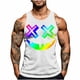 thumbnail image 2 of Camiseta sin mangas de cuello redondo para hombre, con estampado de Halloween, cuello redondo, estilo informal, deportiva, para hombre, 2 of 5