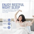 thumbnail image 5 of Sleep&Snuggle Cooling Pillow Cooling Gel Memory Foam Pillow for Side Sleepers, Bed Pillow Hypoallergenic Breathable Queen Pillows, Washable Bed Pillow Cover - Pack of 2, 5 of 6