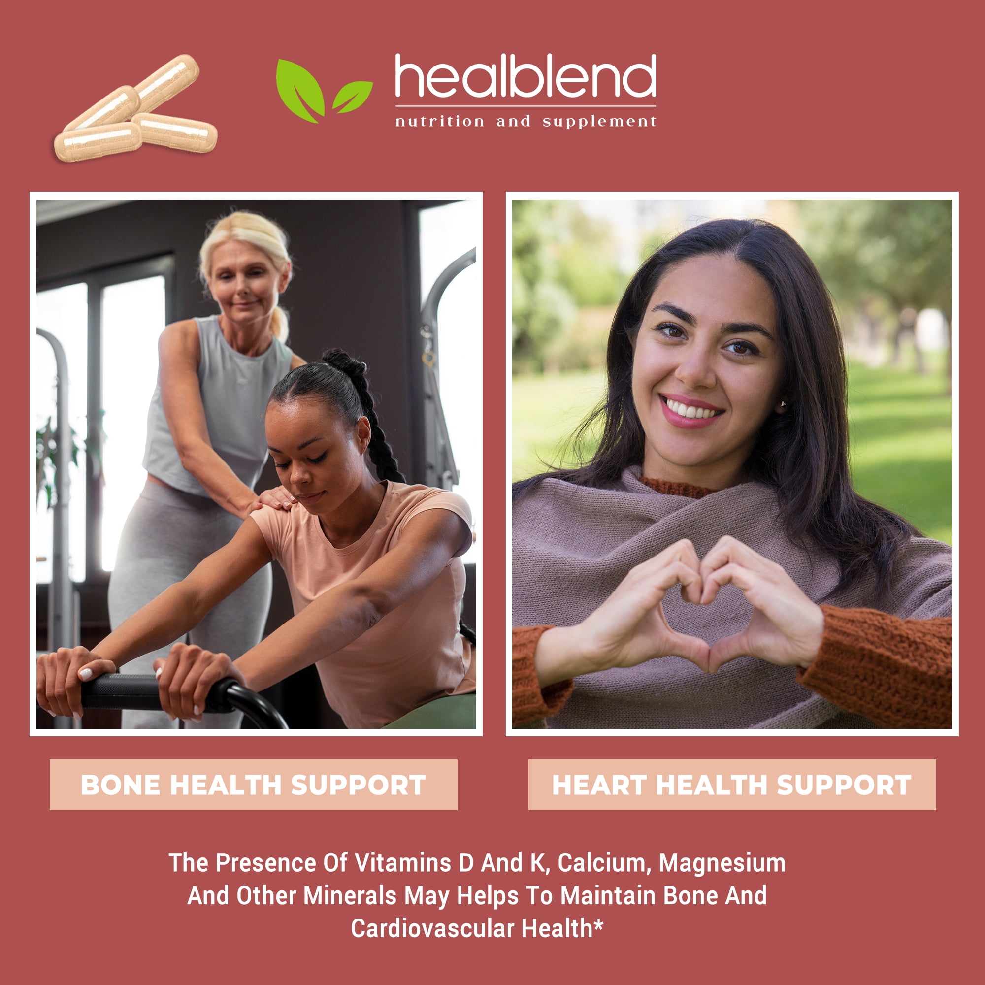 Healblend Women’s Multivitamin – Energy, Antioxidant & Hormonal Support with B-Complex, Wild Yam, Green Tea & Pomegranate – 60 Capsules (3 Pack)
