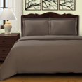 thumbnail image 2 of 400 Thread Count Egyptian Cotton King/ California King Duvet Cover Set Solid  Grey, 2 of 5