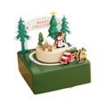 thumbnail image 4 of Caja musical de madera, bonita caja musical coleccionable, figura para regalo de cumpleaños para niños Camión, 4 of 9