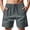 Gray, variant on Men Swim Trunks Gym Shorts with Mesh Liner Zipper Pocket Quick Dry Breathable for Workout Runing Beach Pool