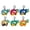 Multicolor, variant on 6-7 Clip-On Plush 2 Pack - Pastel Party Pack