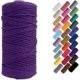 thumbnail image 1 of Cordón de macramé, hilo de algodón, para colgar en la pared, colgar plantas, manualidades, decoración del hogar, envoltura de regalos, 3 mm x 100 m, 1 of 5