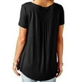 thumbnail image 3 of Viworld Women Casual Loose T Shirt Basic Summer Cotton Tops Plus Size, 3 of 3