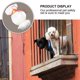 thumbnail image 2 of Nylon Stairs Rail Guard Protective Net Mesh Banister Railing Balcony Guard Safety Net for Pets Cats Kittens - 4m x 3m (White), 2 of 6