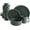 Green, variant on Gibson Home Zuma 16 Piece Round Kitchen Dinnerware Set, Dishes, Plates, Bowls, Mugs, Service for 4, Matte Stoneware, Black
