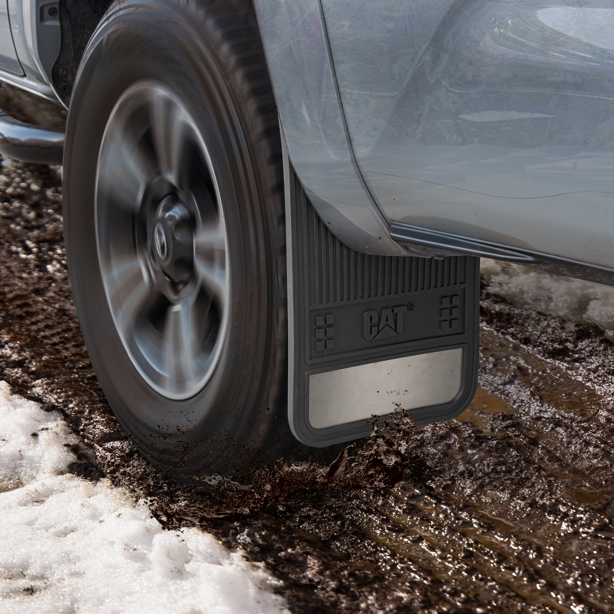 Caterpillar Heavy Duty Splash Guards Pro Mud Flaps Fender Flares with Night Reflectors