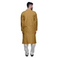 thumbnail image 3 of Atasi Designer Kurta Pajama For Men Printed Straight Kurta Set Summer Clothing, 3 of 5