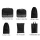 thumbnail image 3 of Set de 6 cubos de viaje con bolsa para zapatos, estuche para dispositivos electrónicos y organizador de cosméticos | Organizadores de equipaje para maletas | Bolsas ligeras de poliéster para guardar, 3 of 6