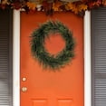 thumbnail image 6 of 19.7 Inch Real Touch Christmas Wreath for Front Door, Large Artificial Cedar and Pine Wreath for Indoor Outdoor Wall, Window, and Farmhouse Fireplace Holiday Decorations, 6 of 6