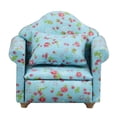 thumbnail image 2 of Homerr Dollhouse Living Room Furniture Miniature Sofa Set 1/6 1/12 House Furniture Couch Model with Pillow Sofa Figurine Royal Style Good Detail Microscale Scene Photo Prop Miniature, 2 of 10