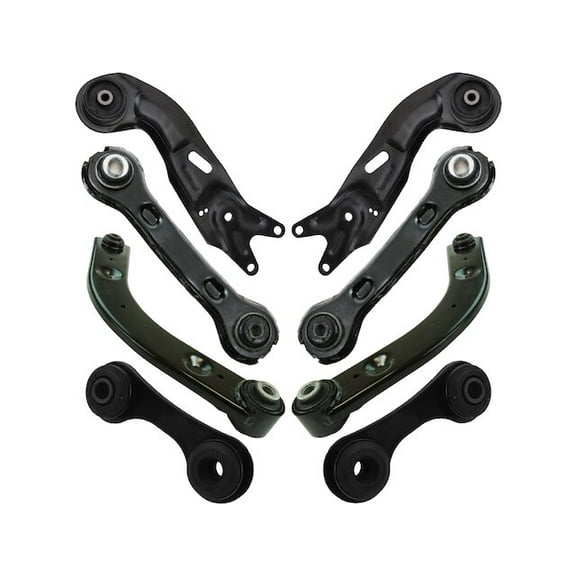 Rear Control Arm Sway Bar End Link Trailing Arm Kit 8 Piece - Compatible with 2005 - 2010 Pontiac G6 2006 2007 2008 2009