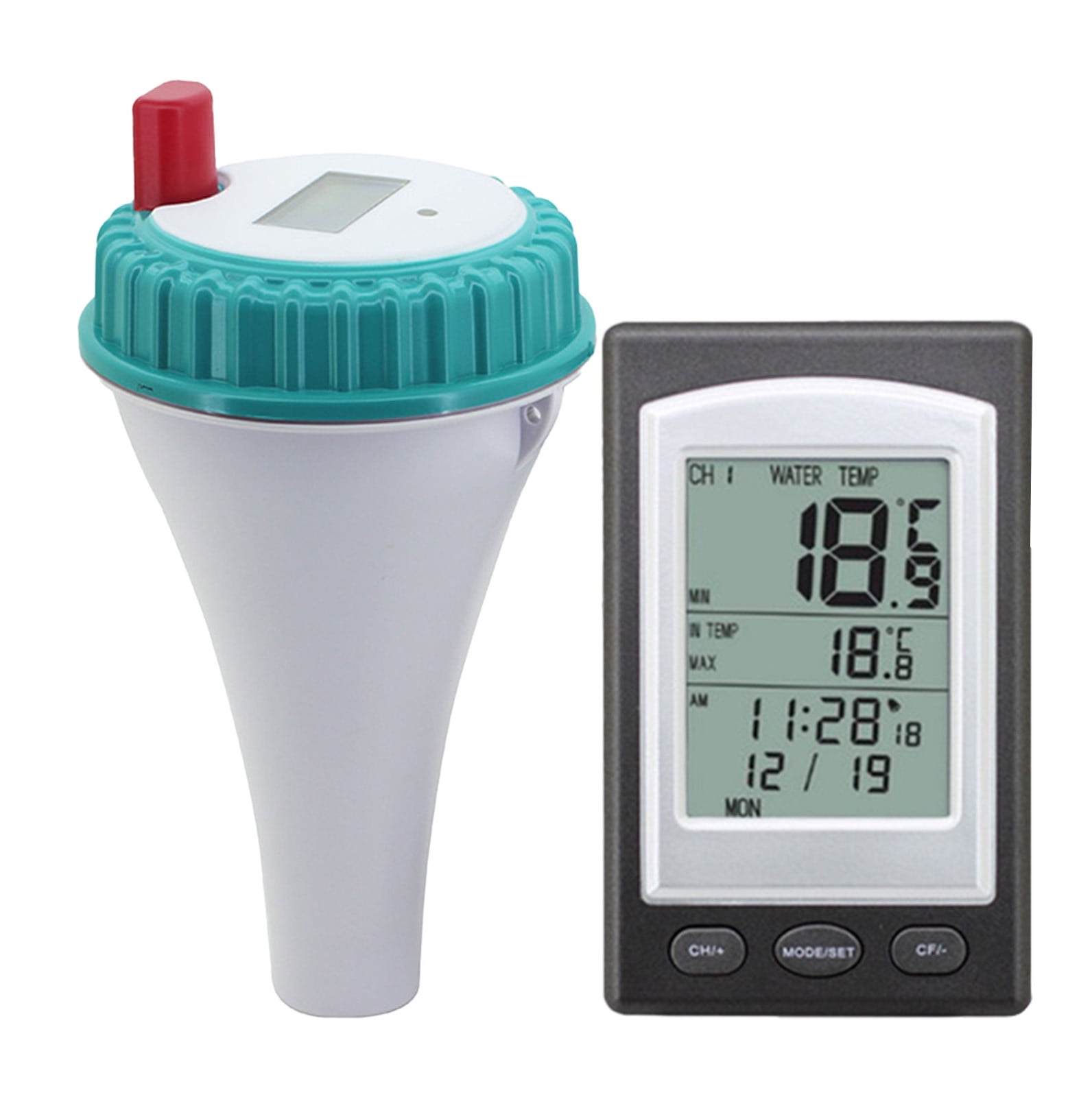 Pool Thermograph, Wireless Floating Easy Read, Best Solar Remote