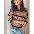thumbnail image 5 of Sociala Long Sleeve Shirts for Lady Knitted Casual Pullover Sweater, 5 of 5