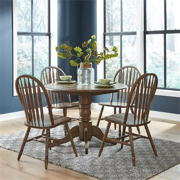 Carolina Crossing Ensemble de 5 Pcs de Feuilles Tombantes en Miel Antique