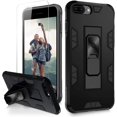 thumbnail image 1 of Pour iPhone 8 Plus Étui avec Protecteur d'Écran Protection Robuste Grade Militaire Double Couche Antichoc avec Support Intégré Magnétique pour iPhone 8+/7+ (Noir), 1 of 7