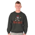 thumbnail image 4 of Papa Smurf Dads Rock Musical Father Men's Crewneck Sweatshirt Brisco Brands S, 4 of 6