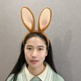 thumbnail image 3 of Brown Bunny Headband with Rabbit Ears for Kids and Adults - Cute Easter Costume Accessory, 3 of 4